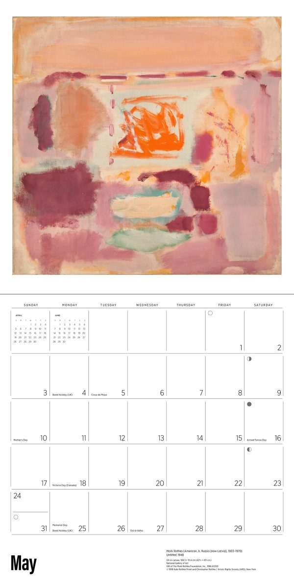 Rothko 2026 Wall Calendar - Image 7