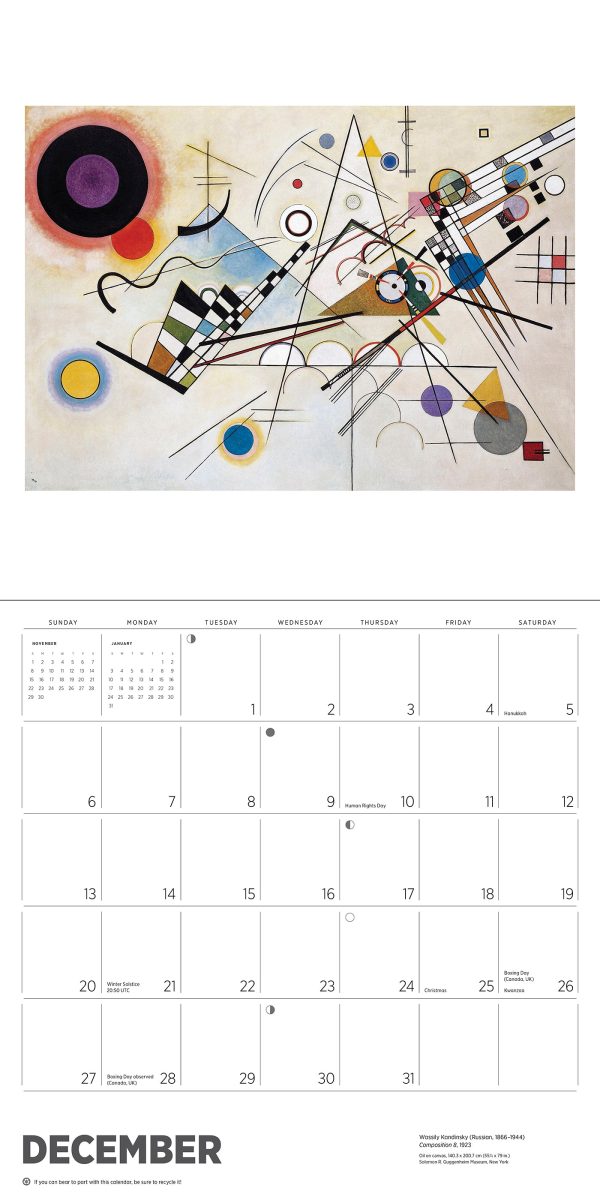 Kandinsky 2026 Wall Calendar - Image 7