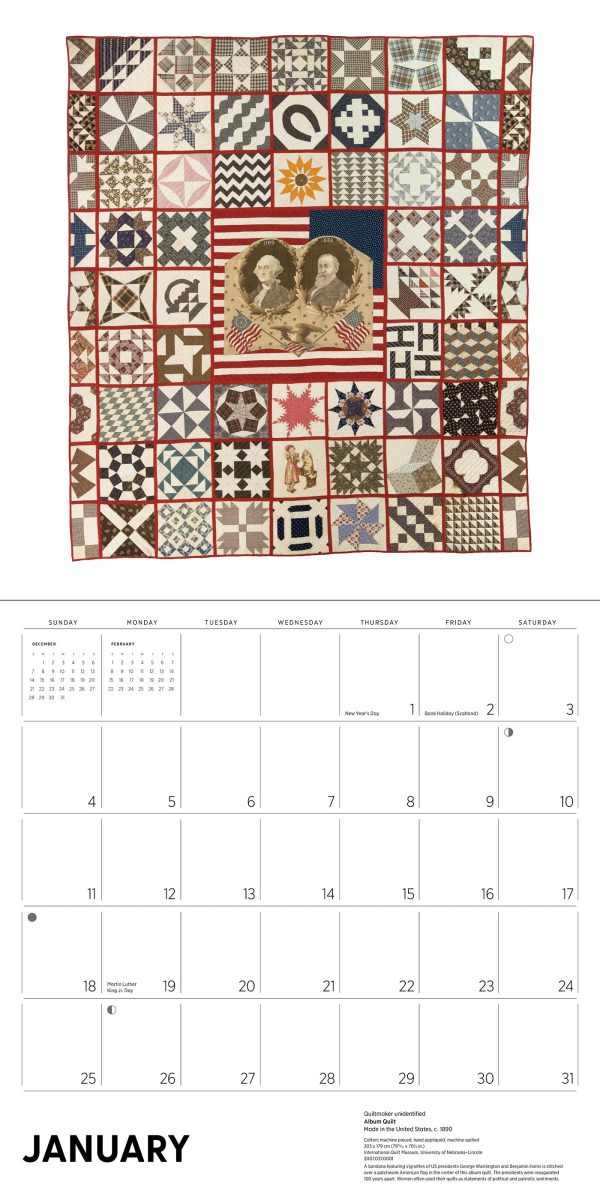 Antique Quilts 2026 Wall Calendar - Image 3