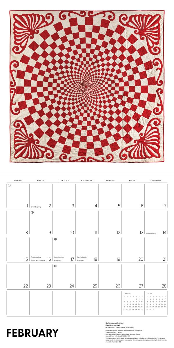 Antique Quilts 2026 Wall Calendar - Image 4