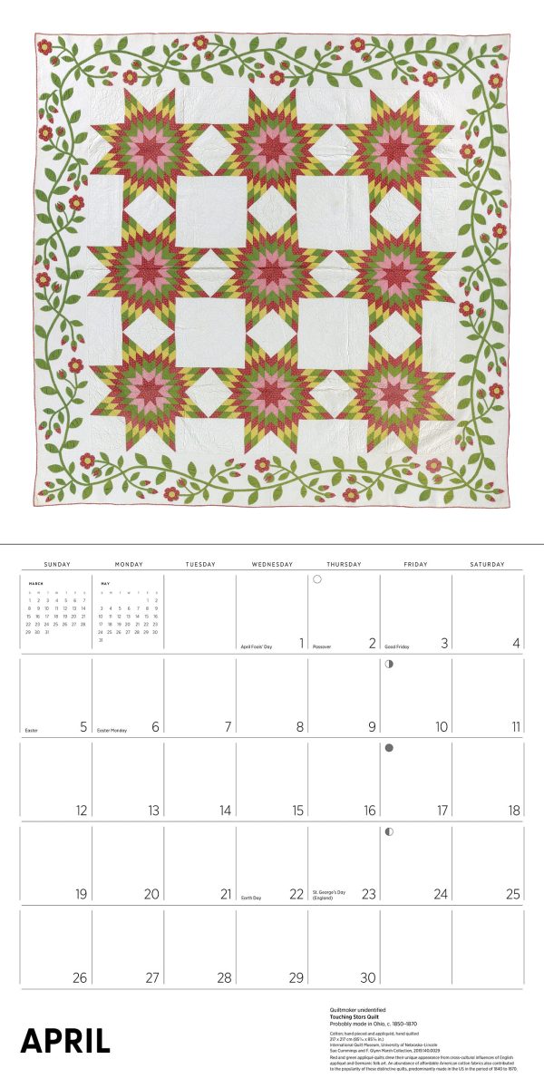 Antique Quilts 2026 Wall Calendar - Image 6
