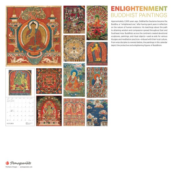 Enlightenment: Buddhist Paintings 2026 Wall Calendar - Image 6