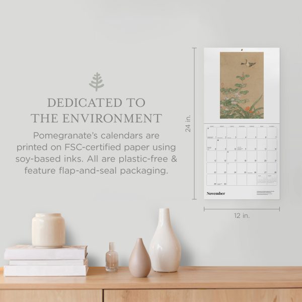Dreams of Edo: Japanese Scrolls & Screens 2026 Wall Calendar - Image 2