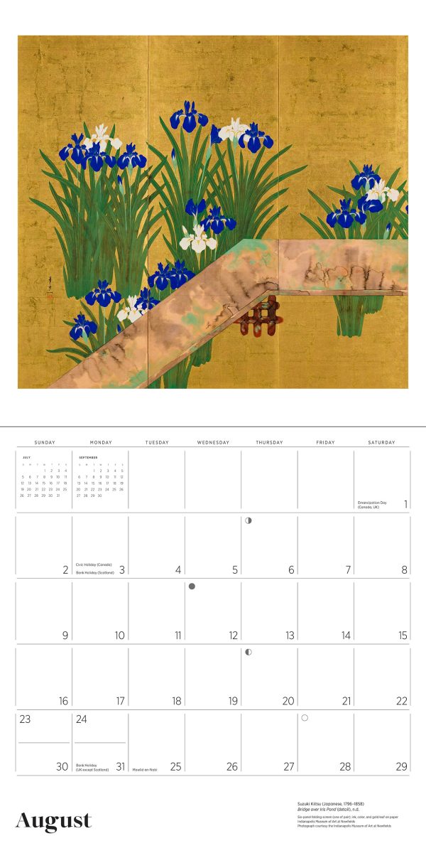 Dreams of Edo: Japanese Scrolls & Screens 2026 Wall Calendar - Image 3