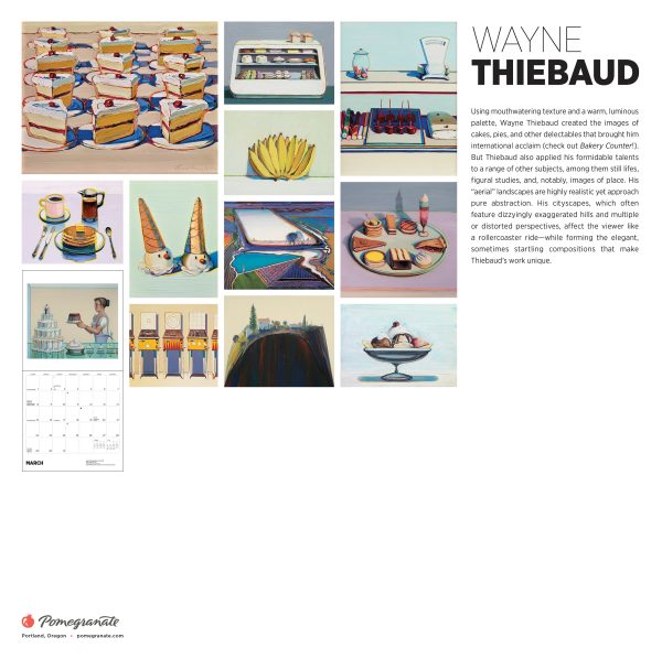 Wayne Thiebaud 2026 Wall Calendar - Image 6