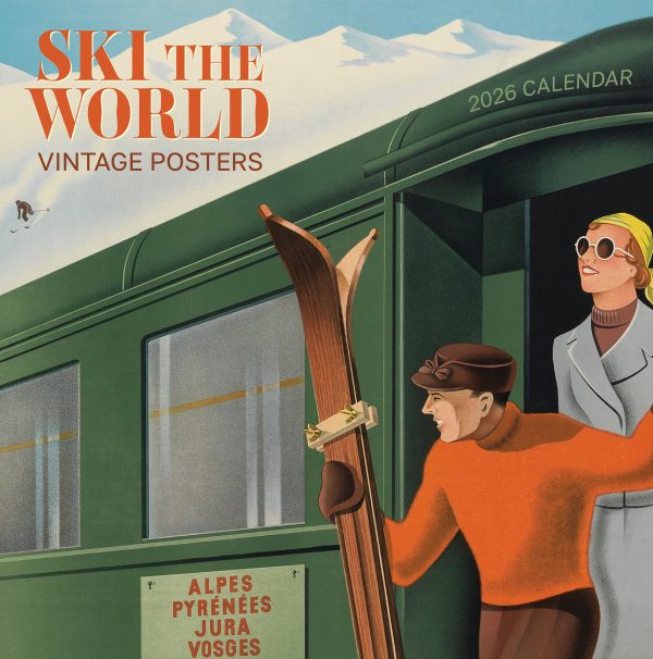 Ski the World: Vintage Posters 2026 Wall Calendar