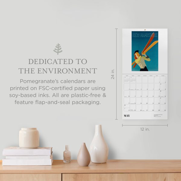 Ski the World: Vintage Posters 2026 Wall Calendar - Image 2