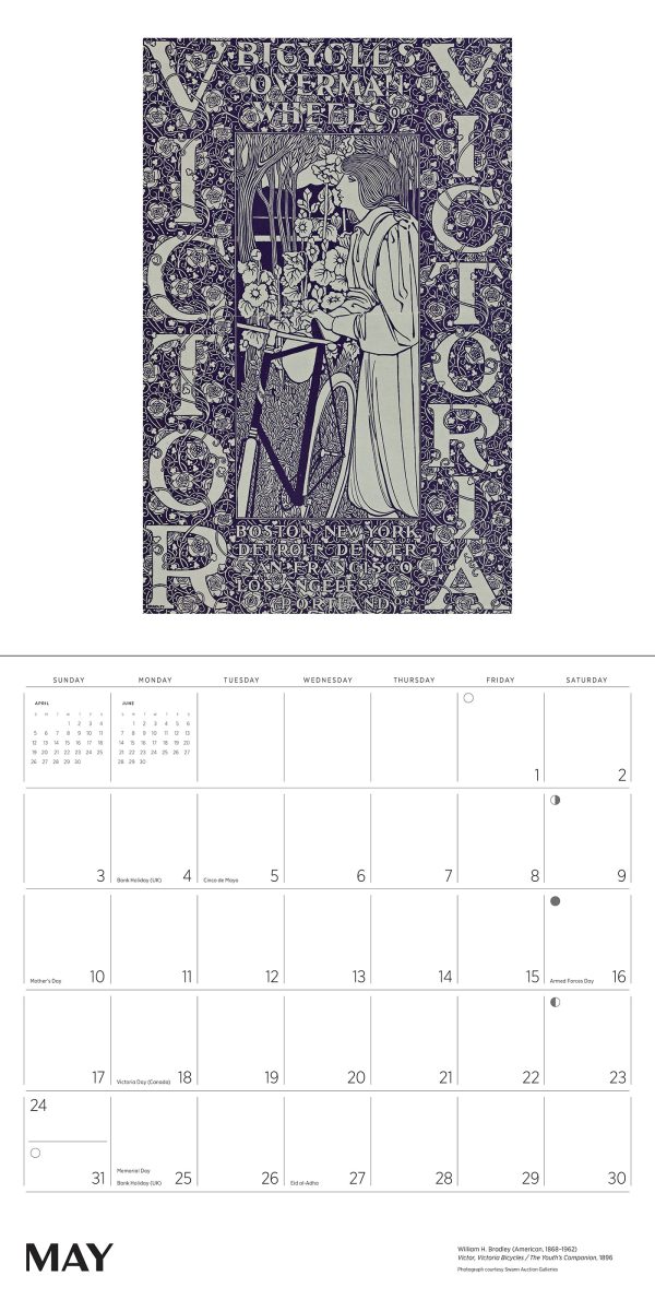 Bicycles: Vintage Posters 2026 Wall Calendar - Image 4