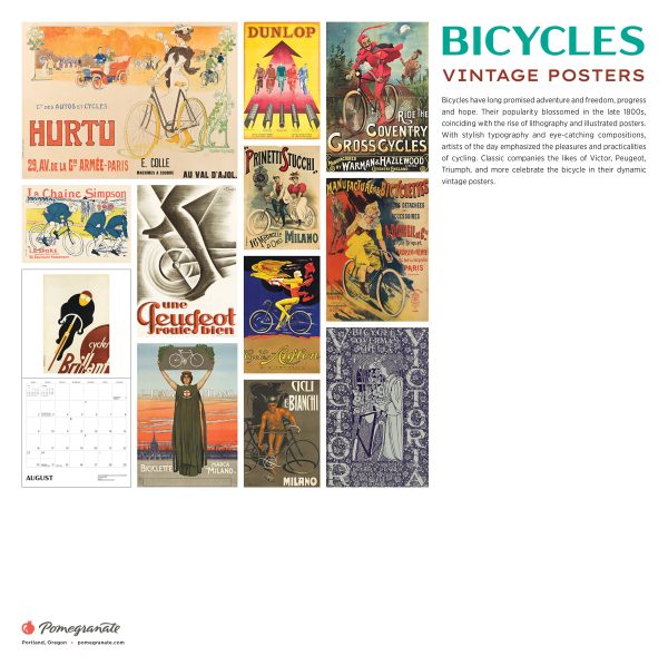Bicycles: Vintage Posters 2026 Wall Calendar - Image 6
