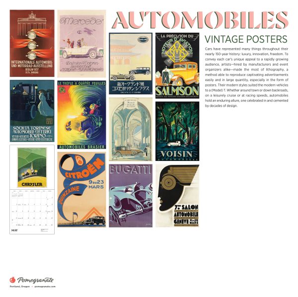 Automobiles: Vintage Posters 2026 Wall Calendar - Image 6