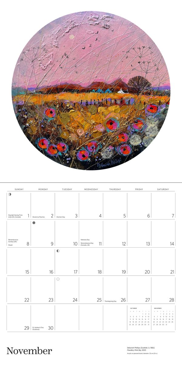 Scotland: The Art of Deborah Phillips 2026 Wall Calendar - Image 5