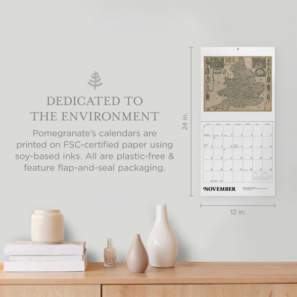 Antique Maps 2026 Wall Calendar - Image 2