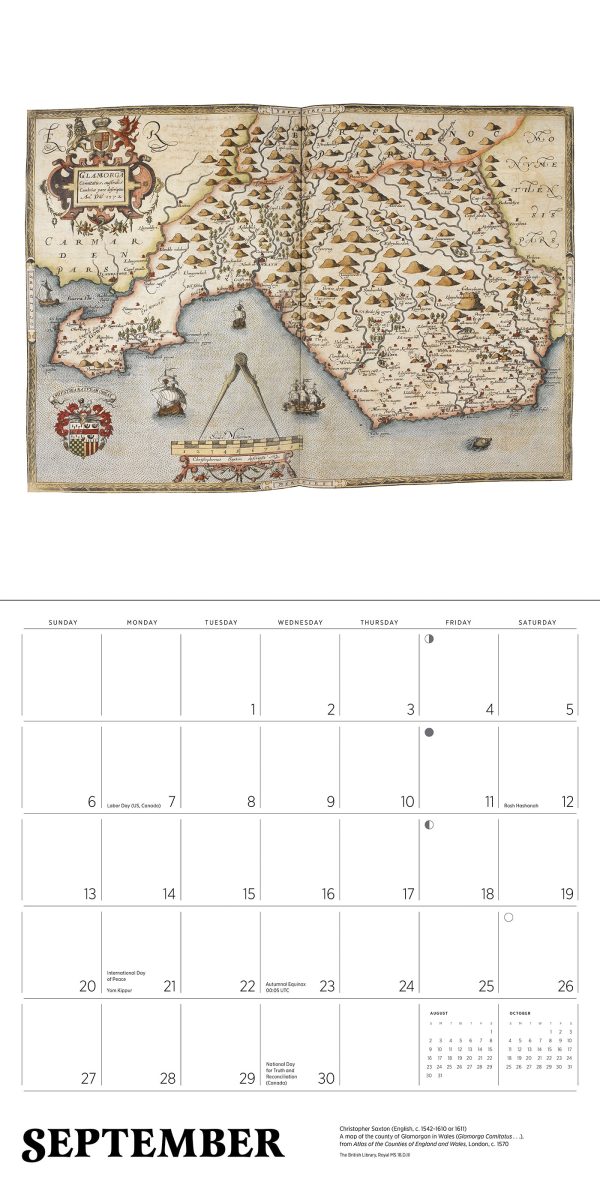 Antique Maps 2026 Wall Calendar - Image 6