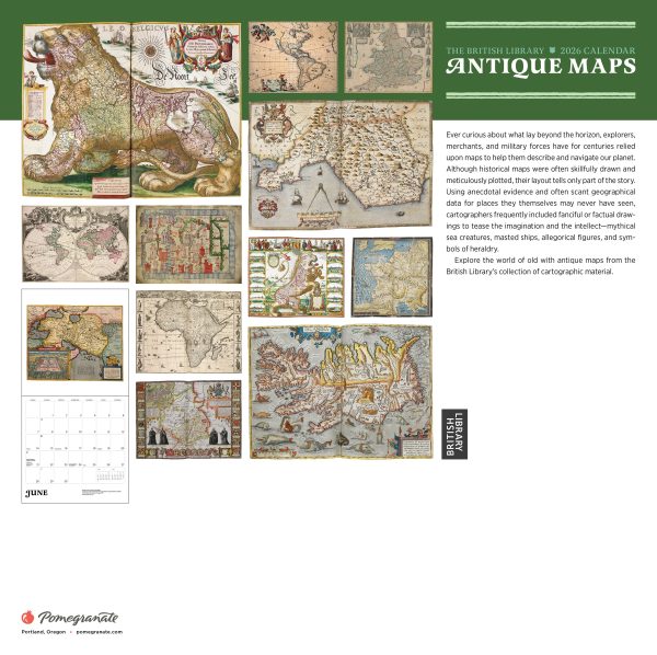 Antique Maps 2026 Wall Calendar - Image 8