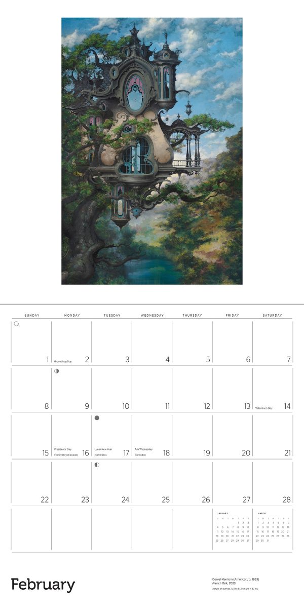 The Art of Daniel Merriam 2026 Wall Calendar - Image 3