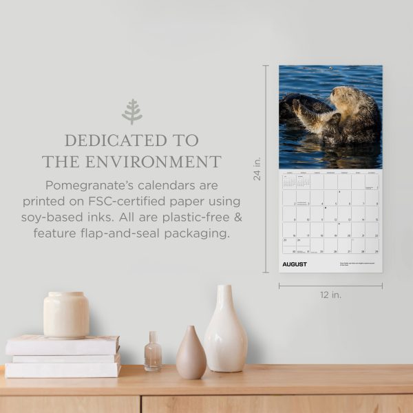 Sea Otters: Photographs by Tom and Pat Leeson 2026 Wall Calendar - Image 2