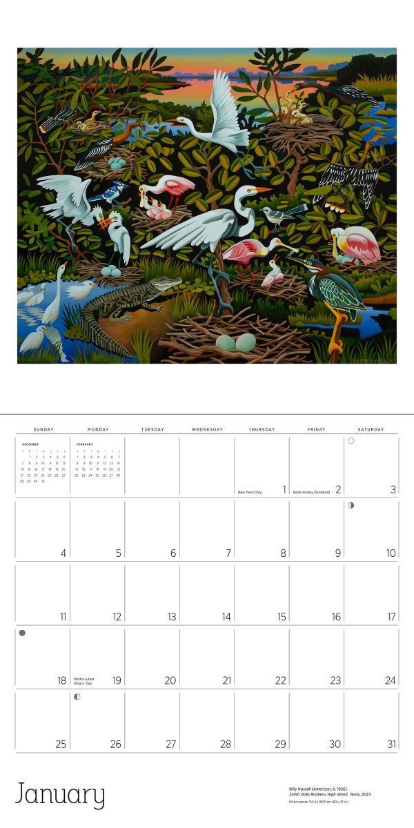 In the Wild: The Art of Billy Hassell 2026 Wall Calendar - Image 3