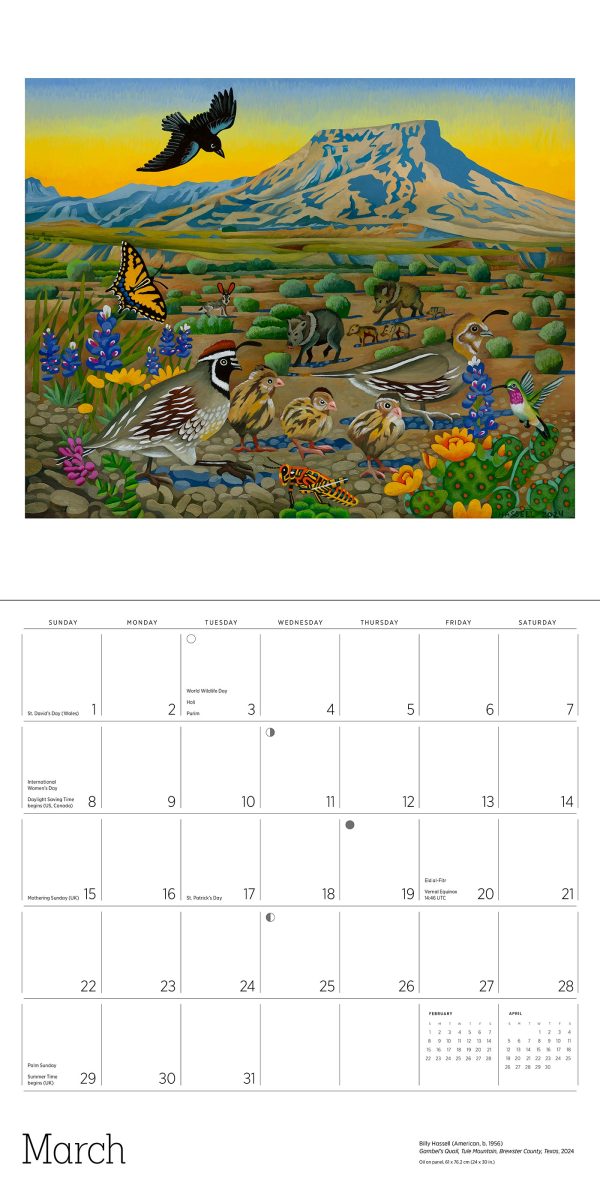 In the Wild: The Art of Billy Hassell 2026 Wall Calendar - Image 5