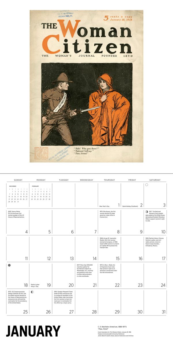 The Fight for Women's Rights 2026 Wall Calendar - Image 3