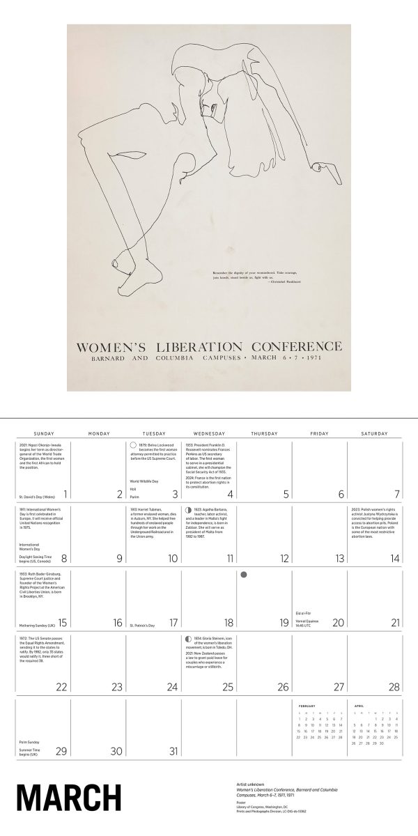 The Fight for Women's Rights 2026 Wall Calendar - Image 5