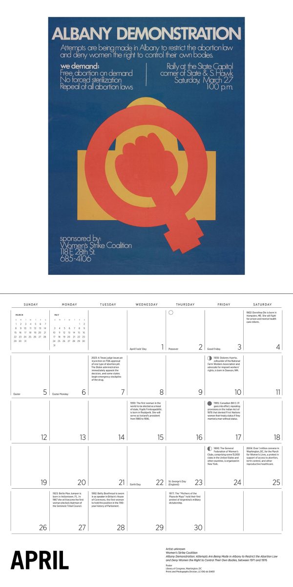 The Fight for Women's Rights 2026 Wall Calendar - Image 6