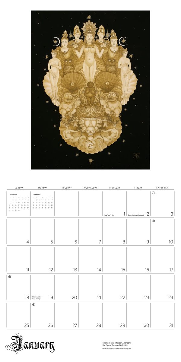 Day of the Dead: The Skull Paintings of Tino Rodriguez and Virgo Paraiso 2026 Wall Calendar - Image 3