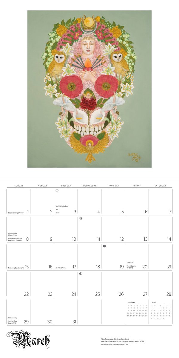 Day of the Dead: The Skull Paintings of Tino Rodriguez and Virgo Paraiso 2026 Wall Calendar - Image 5