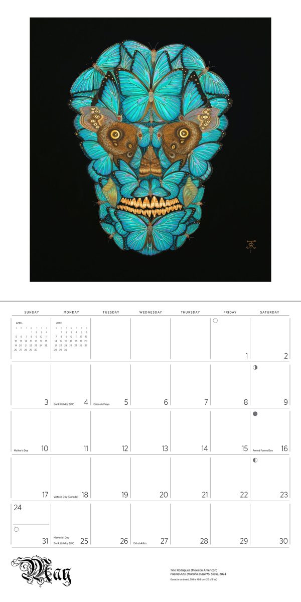 Day of the Dead: The Skull Paintings of Tino Rodriguez and Virgo Paraiso 2026 Wall Calendar - Image 6