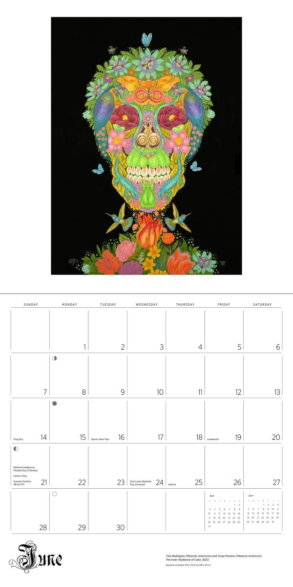 Day of the Dead: The Skull Paintings of Tino Rodriguez and Virgo Paraiso 2026 Wall Calendar - Image 7