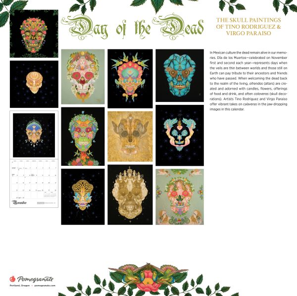 Day of the Dead: The Skull Paintings of Tino Rodriguez and Virgo Paraiso 2026 Wall Calendar - Image 8