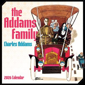 Charles Addams: The Addams Family 2026 Wall Calendar