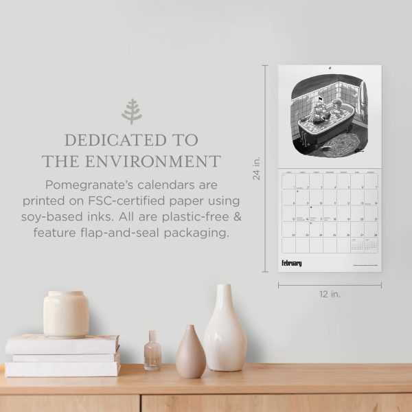 Charles Addams: The Addams Family 2026 Wall Calendar - Image 2
