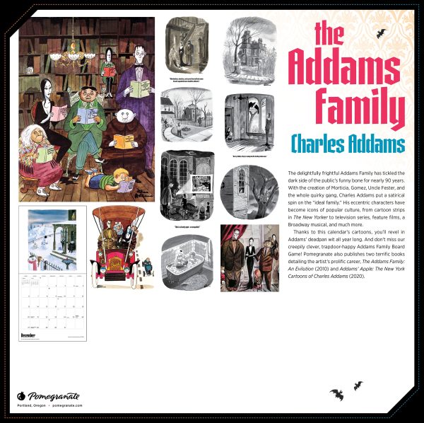 Charles Addams: The Addams Family 2026 Wall Calendar - Image 8