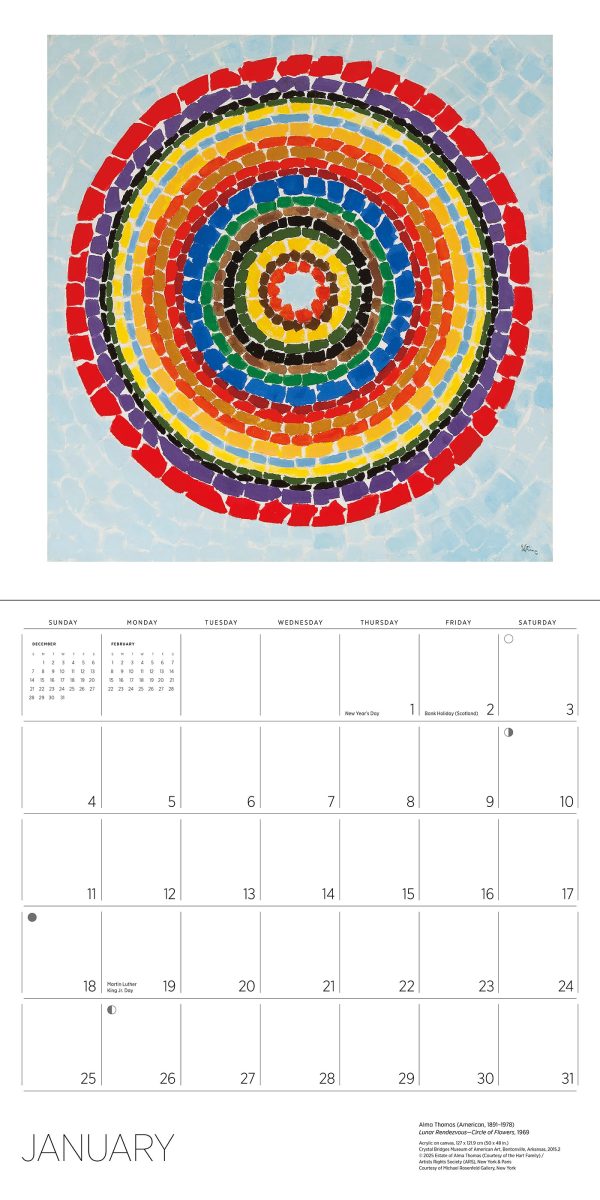Alma Thomas 2026 Wall Calendar - Image 3