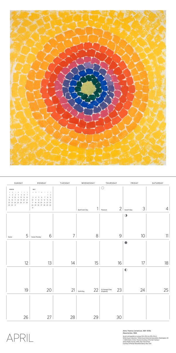 Alma Thomas 2026 Wall Calendar - Image 6