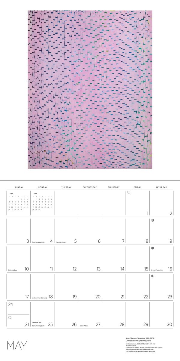 Alma Thomas 2026 Wall Calendar - Image 7