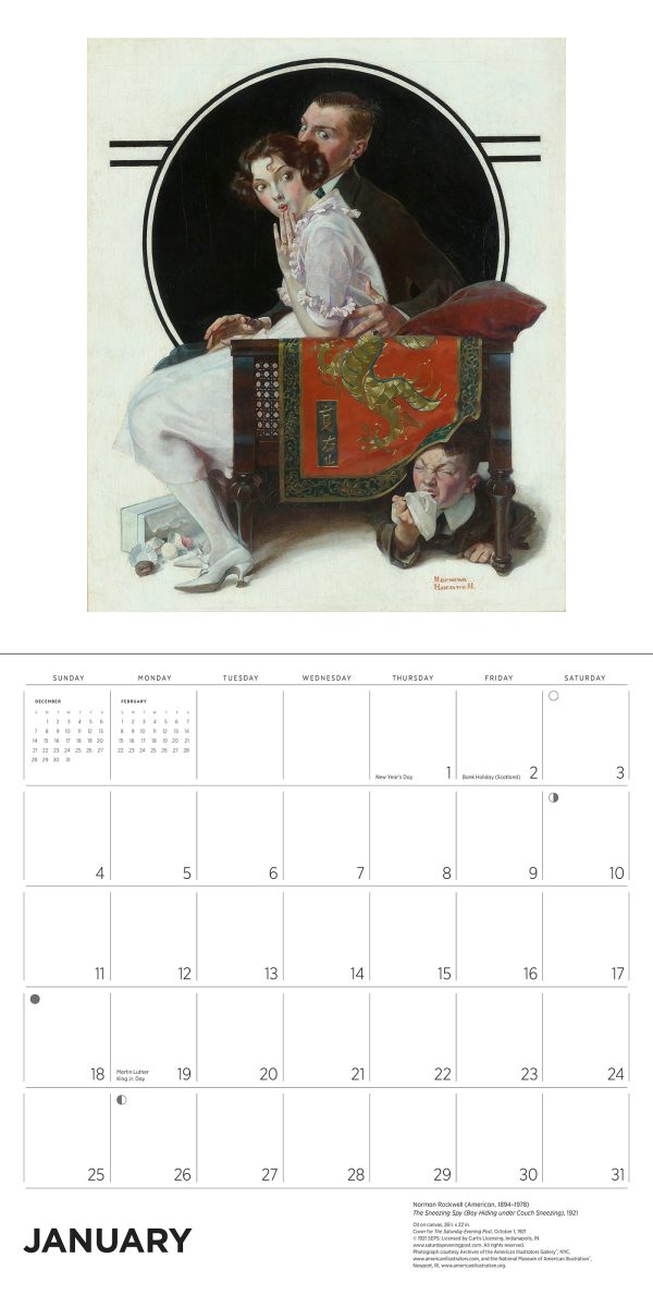 Norman Rockwell: The Saturday Evening Post 2026 Wall Calendar - Image 3
