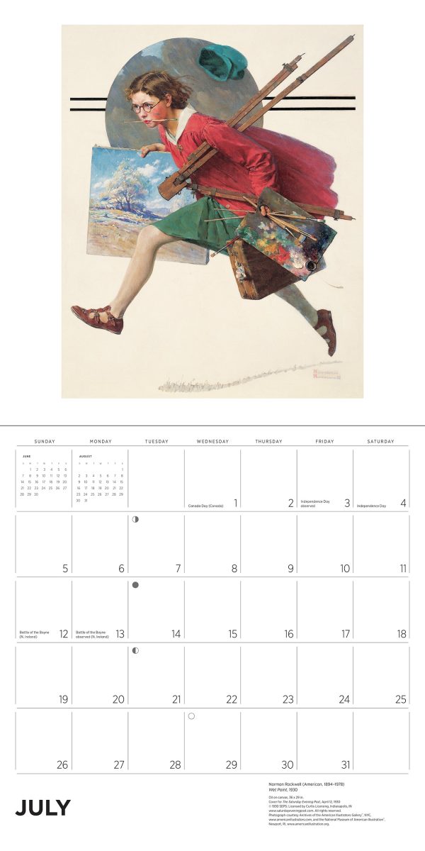 Norman Rockwell: The Saturday Evening Post 2026 Wall Calendar - Image 4