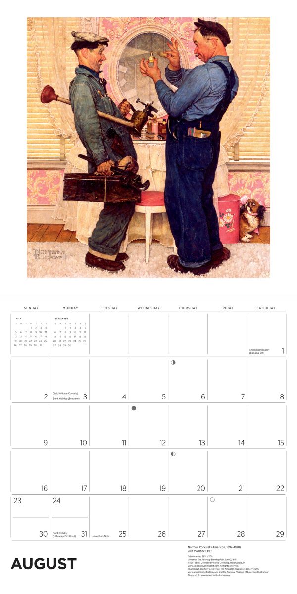 Norman Rockwell: The Saturday Evening Post 2026 Wall Calendar - Image 5