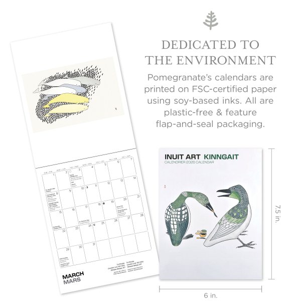 Inuit Art: Kinngait 2026 Mini Wall Calendar - Image 2