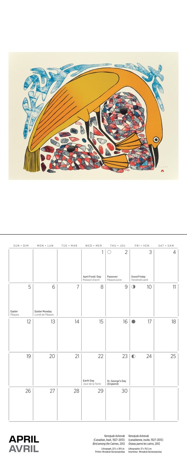 Inuit Art: Kinngait 2026 Mini Wall Calendar - Image 5