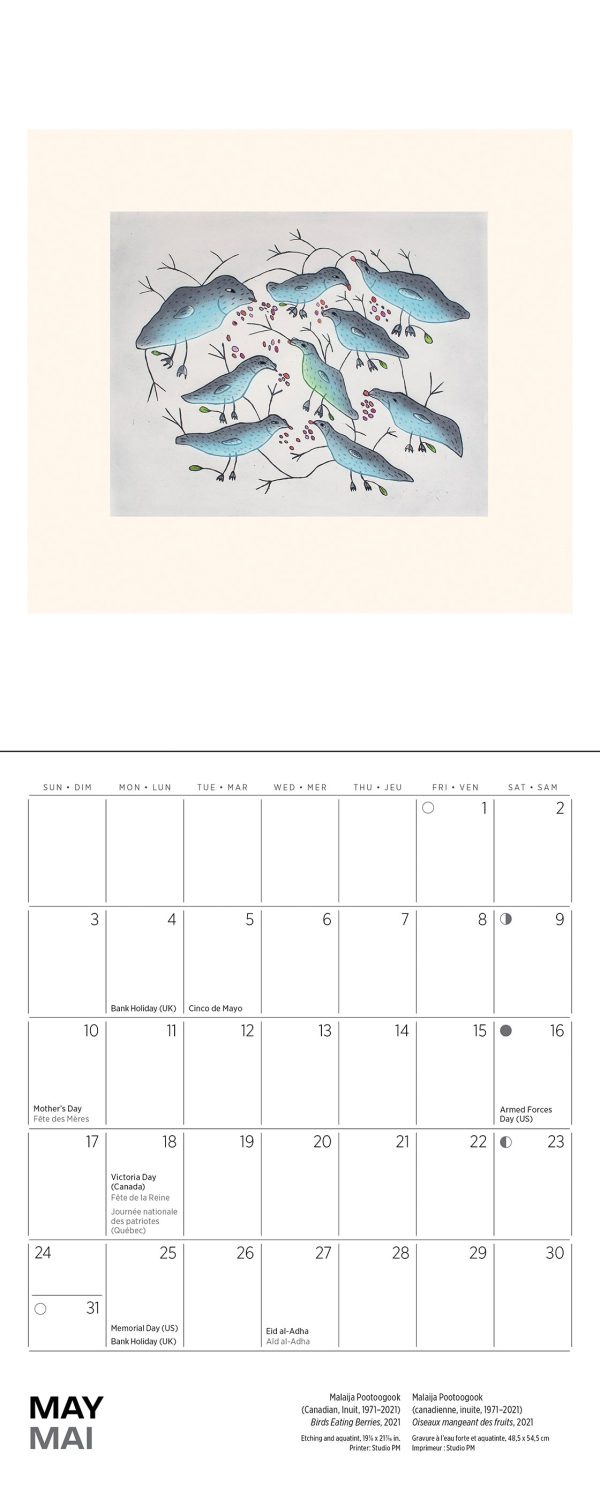 Inuit Art: Kinngait 2026 Mini Wall Calendar - Image 6