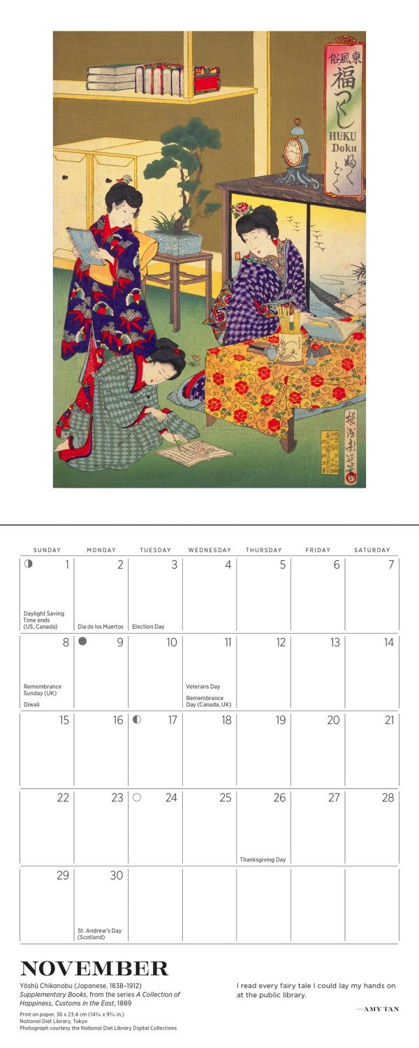 The Reading Woman 2026 Mini Wall Calendar - Image 6