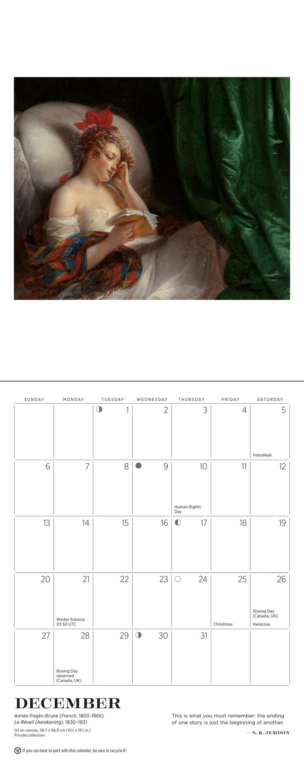 The Reading Woman 2026 Mini Wall Calendar - Image 7
