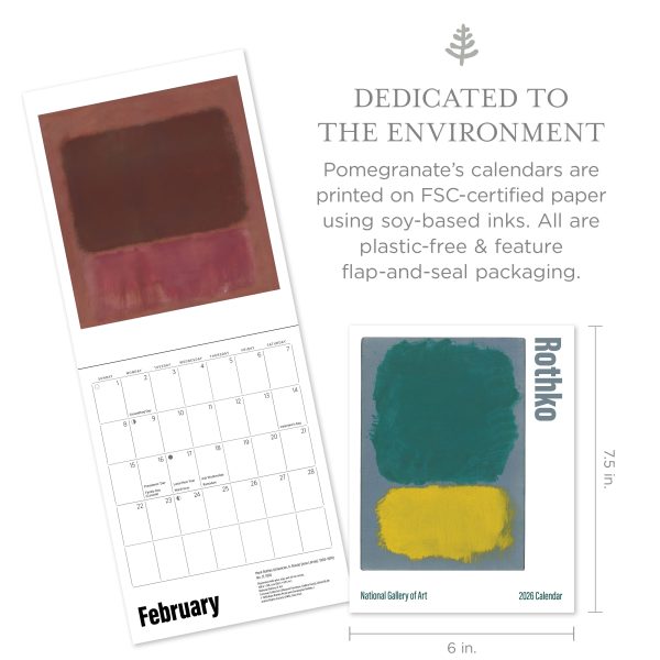 Rothko 2026 Mini Wall Calendar - Image 2