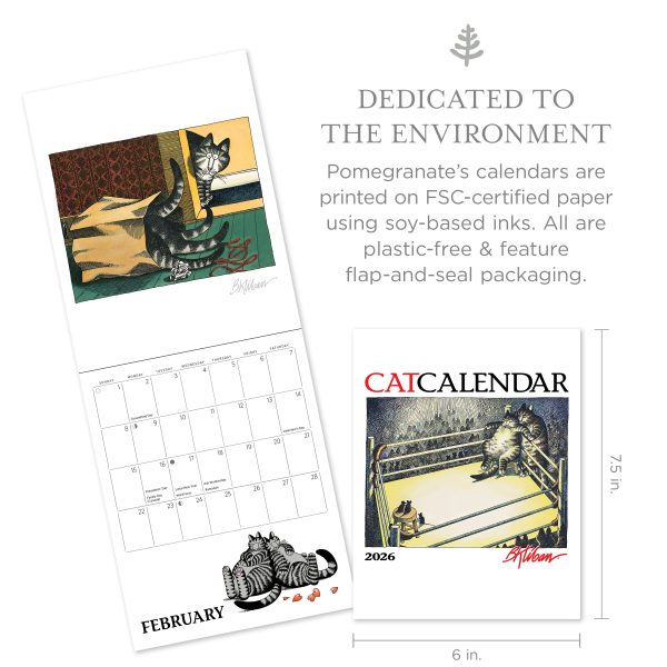 B. Kliban: CatCalendar 2026 Mini Wall Calendar - Image 2