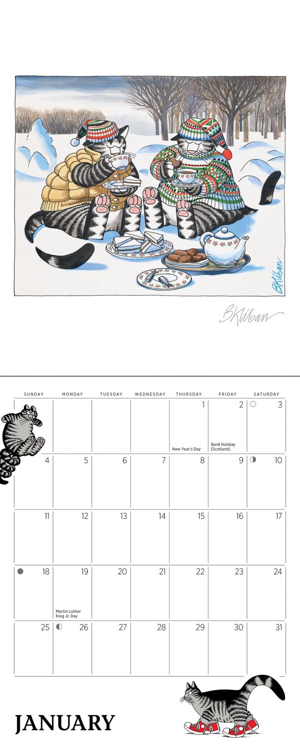B. Kliban: CatCalendar 2026 Mini Wall Calendar - Image 3