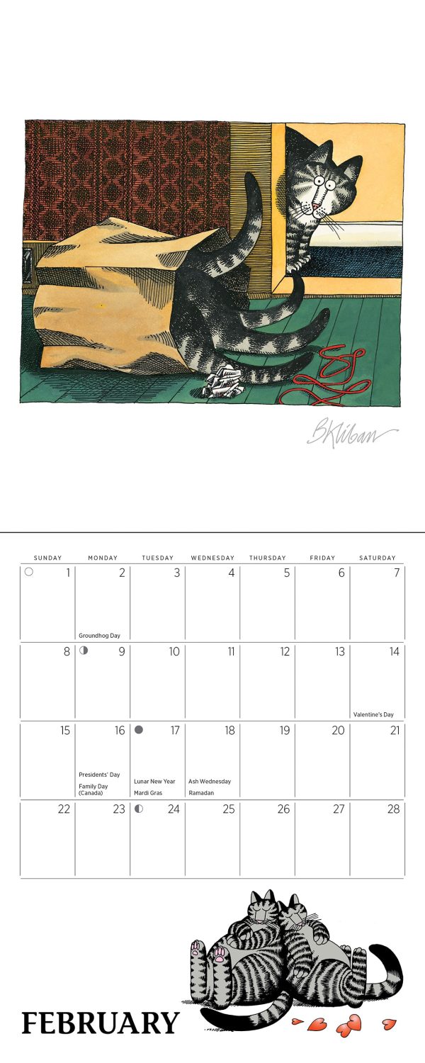 B. Kliban: CatCalendar 2026 Mini Wall Calendar - Image 4
