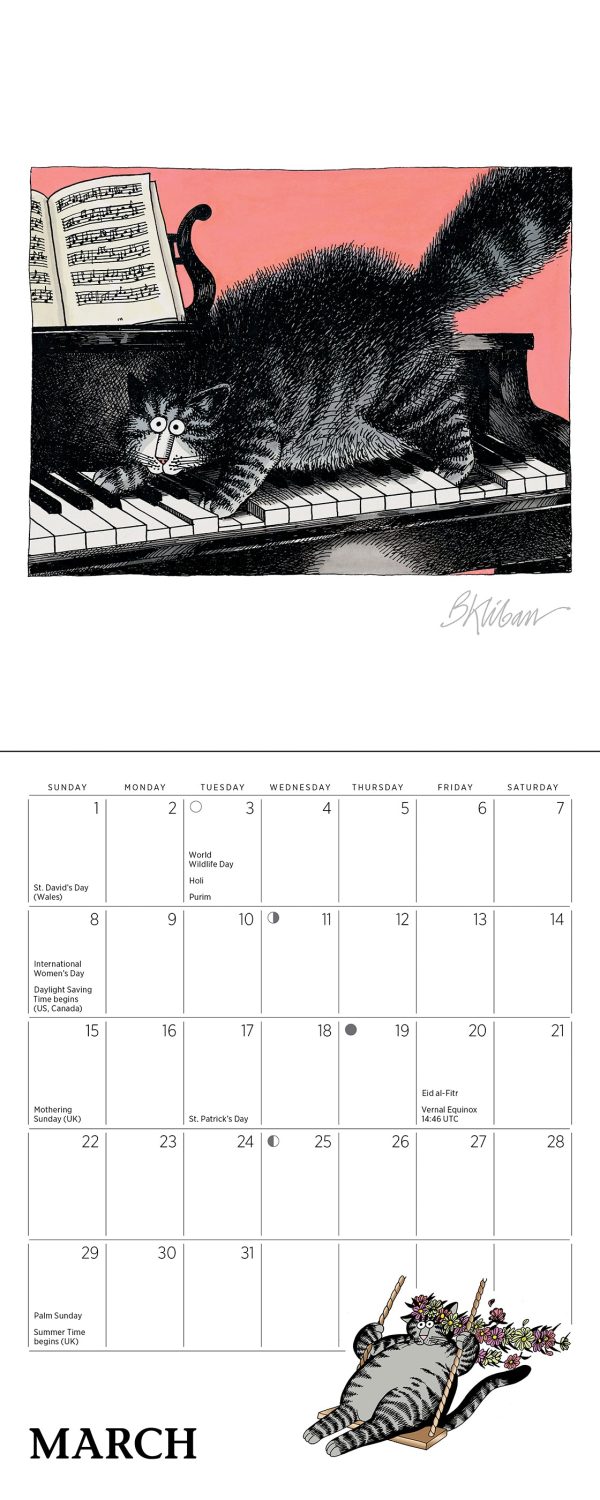 B. Kliban: CatCalendar 2026 Mini Wall Calendar - Image 5