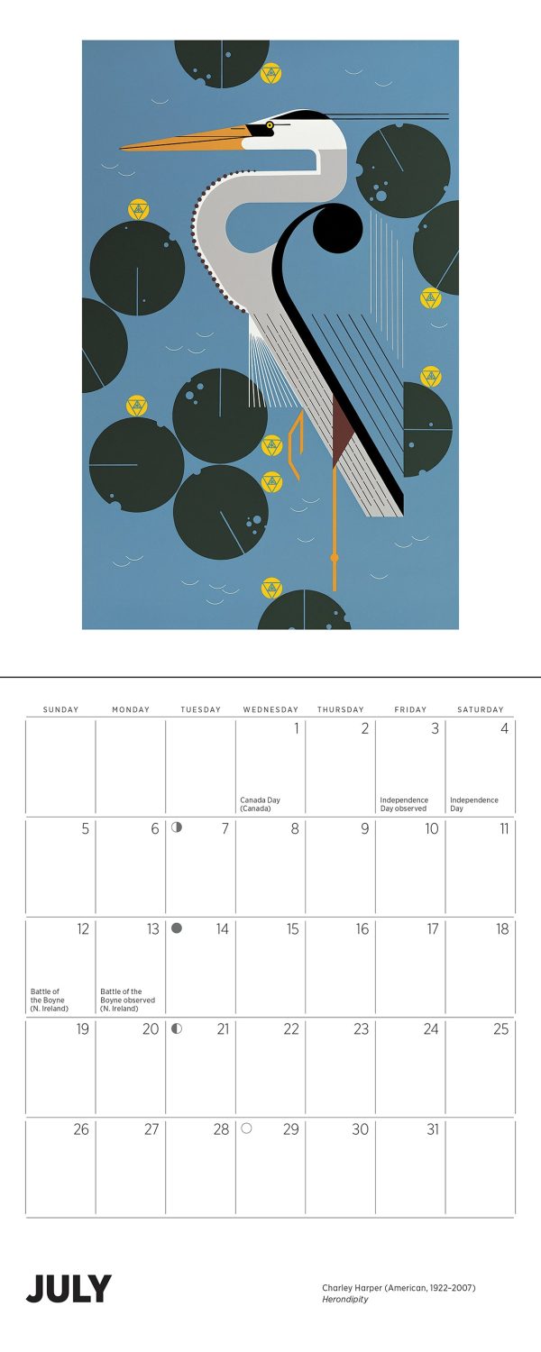 Charley Harper 2026 Mini Wall Calendar - Image 4